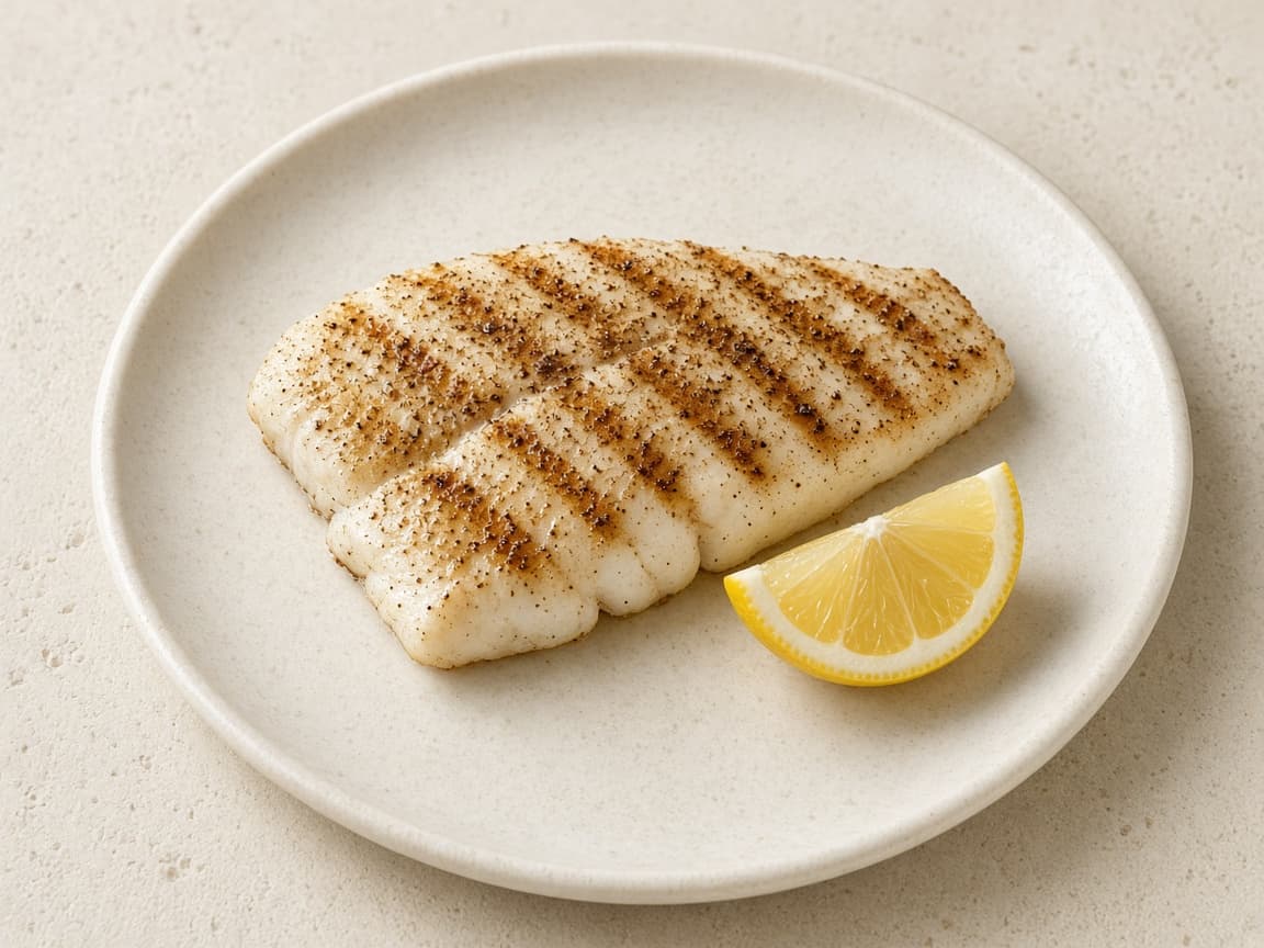 Cumin grilled fish dinner