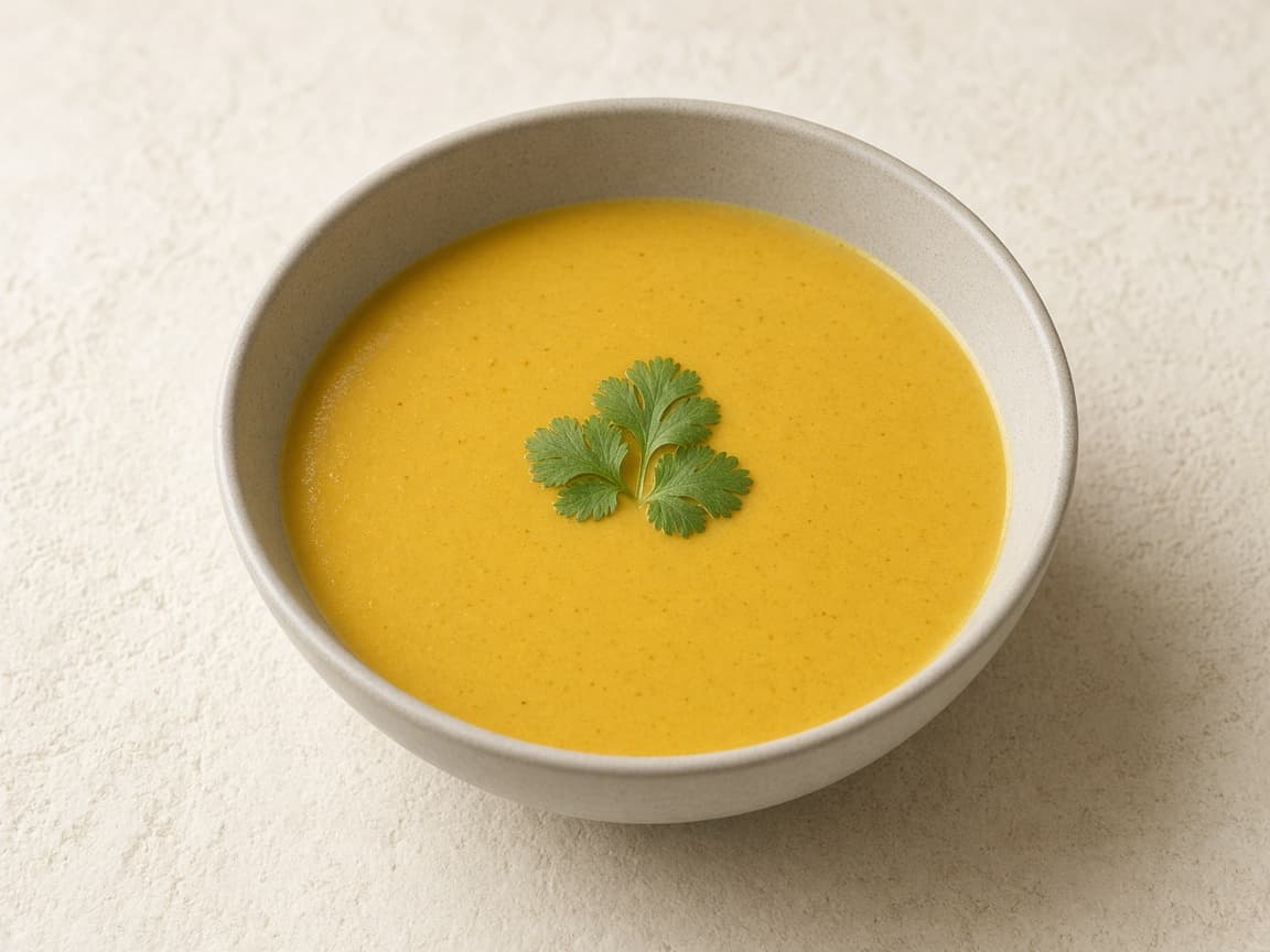 Turmeric lentil soup