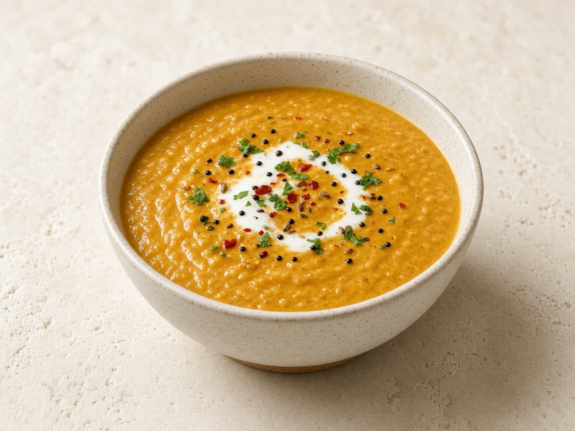 Moringa turmeric dal