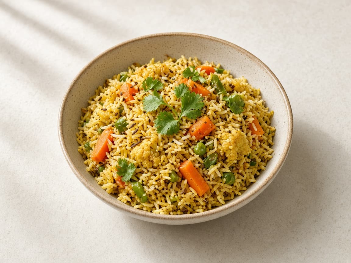 Moringa lemon rice
